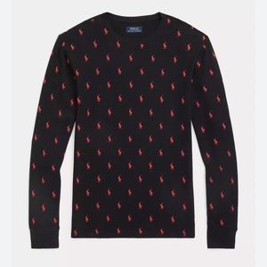 Ralph Lauren Men's Waffle-Knit Thermal Sleep Shirt SZ L